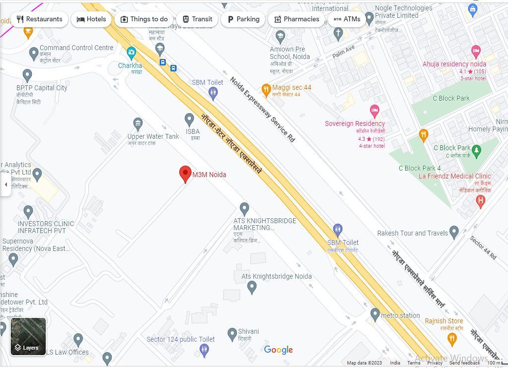 M3M Sector 94 Noida Location map